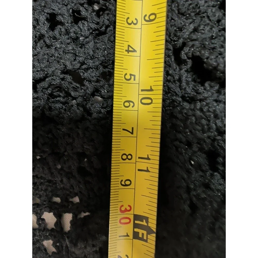 ⭐ Wild Fable Shorts Womens XL Black Crochet Beach Swim Cover Up Boho⭐ - Picture 7 of 10